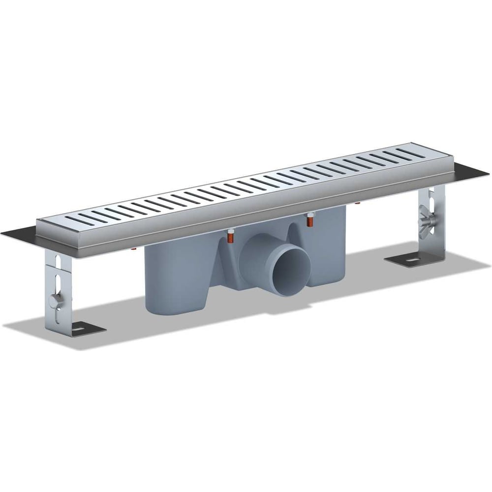 Изображение товара Трап АНИ Пласт Бимс из нержавеющей стали с комбинированным затвором 450 мм TLZ2445G