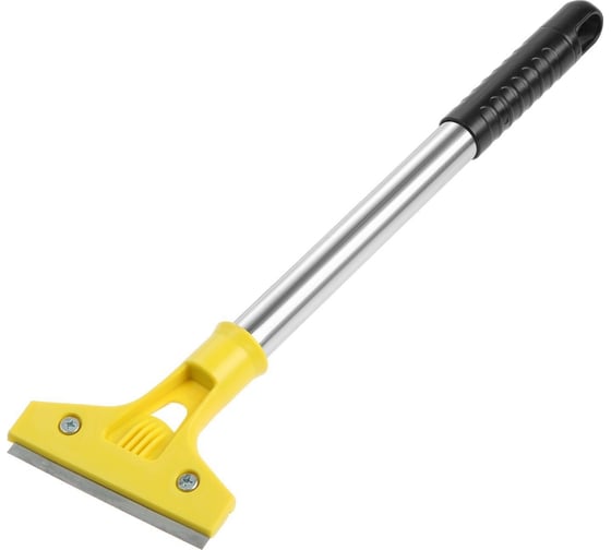 Изображение товара Скребок ТУНДРА металлический корпус, фиксированное лезвие 100 мм, удлиненный 1518410