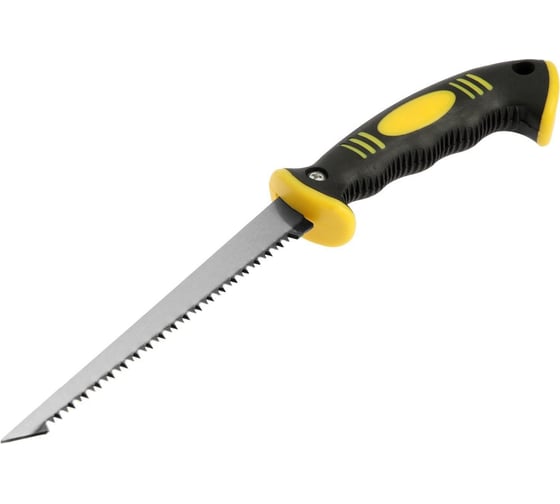 Изображение товара Выкружная ножовка-мини ТУНДРА двухкомпонентная рукоятка, каленый зуб, заточка 2D, 7-8 TPI, 315 мм 9756354