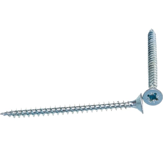 Изображение товара Саморез КРЕП-КОМП белый цинк POZY 4,5х60 300шт бд4560ф