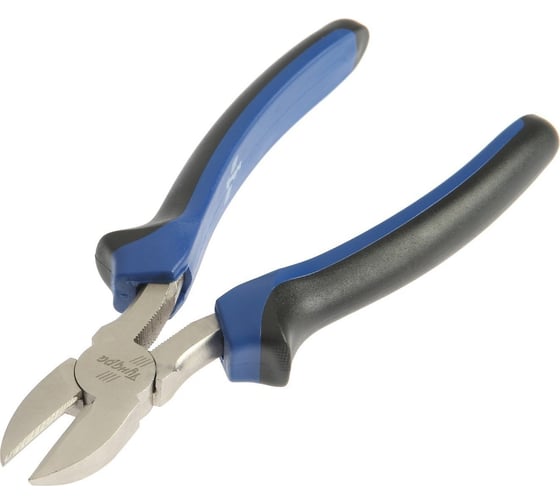 Изображение товара Бокорезы ТУНДРА никелированные, двухкомпонентные рукоятки, 180 мм 881651