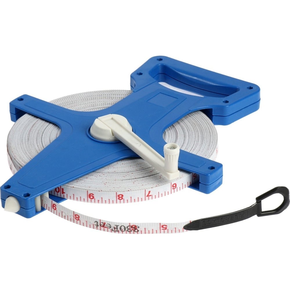 Изображение товара Геодезическая рулетка ТУНДРА фибергласовая 100 м профессиональный инструмент