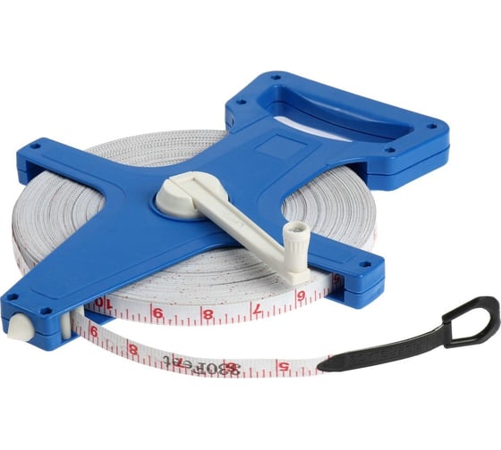 Изображение товара Геодезическая рулетка ТУНДРА фибергласовая лента, 100 м 9924350