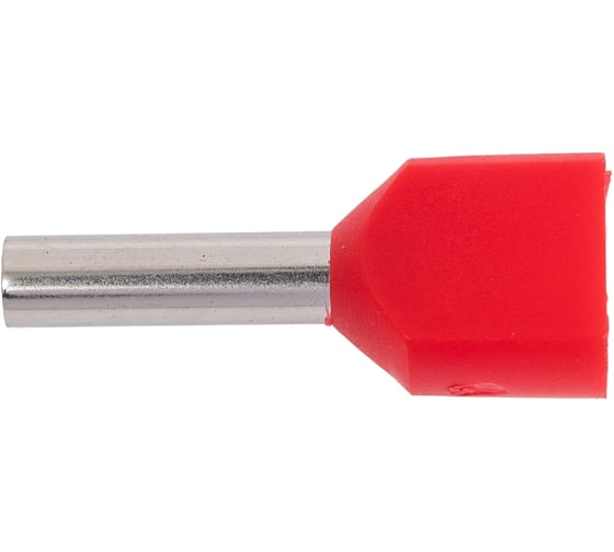 Изображение товара Втулочный изолированный наконечник (ншви-2) DORI 2x1,0мм2, l=8мм, 25шт 41993