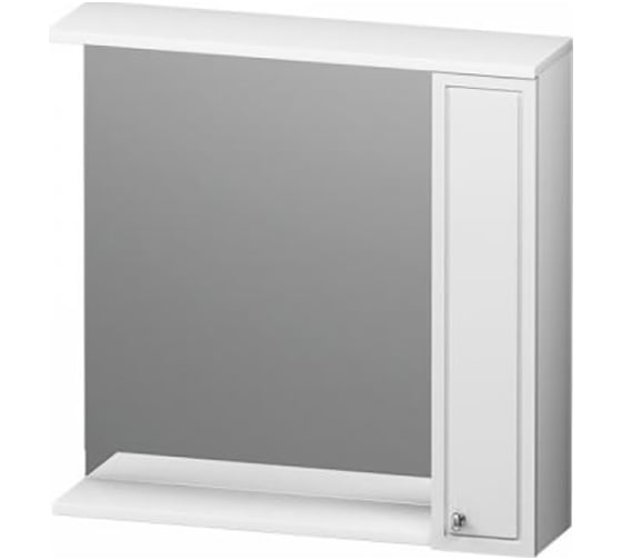 Изображение товара Зеркальный шкаф RedBlu by Damixa Palace One 75 см белый глянец M41MPR0751WG