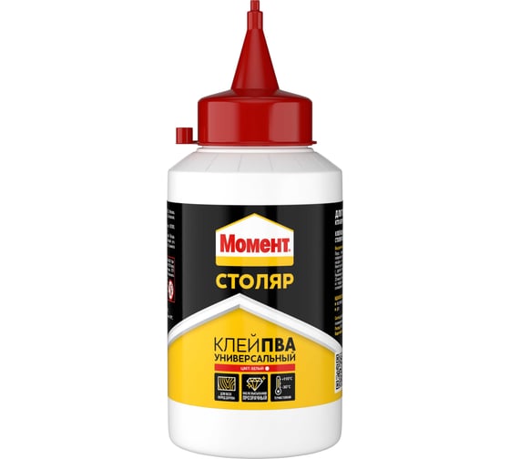 Изображение товара Универсальный клей Момент Столяр ПВА 250 г 1960505 Б0022999