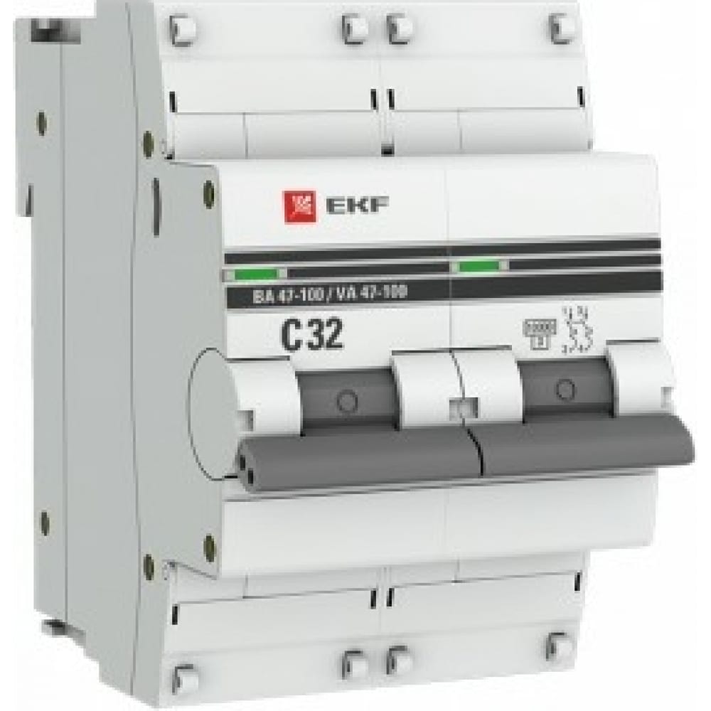 Автоматический выключатель EKF выключатель автоматический модульный 1п c 20а 10ка ва 105 dekraft 13154dek