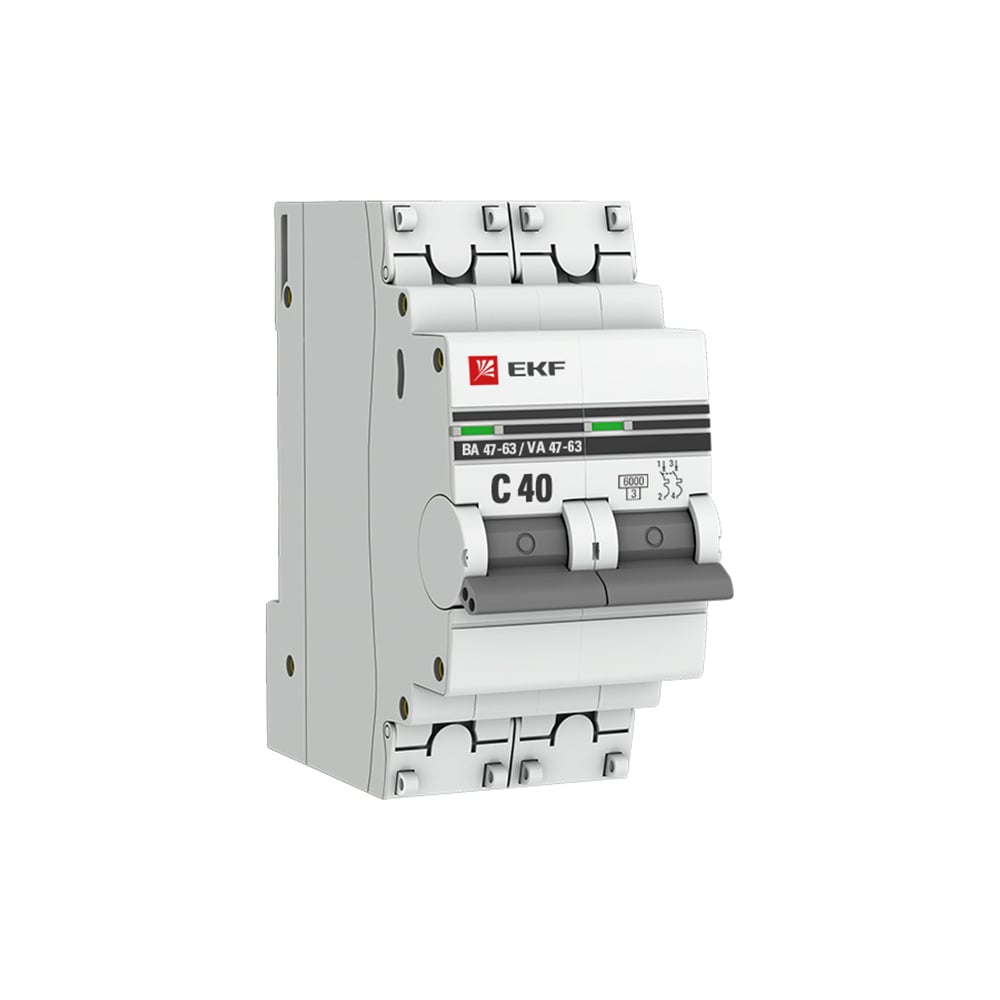 Автоматический выключатель EKF выключатель автоматический модульный 3п c 20а 6ка ва47 60m iek mva31 3 020 c