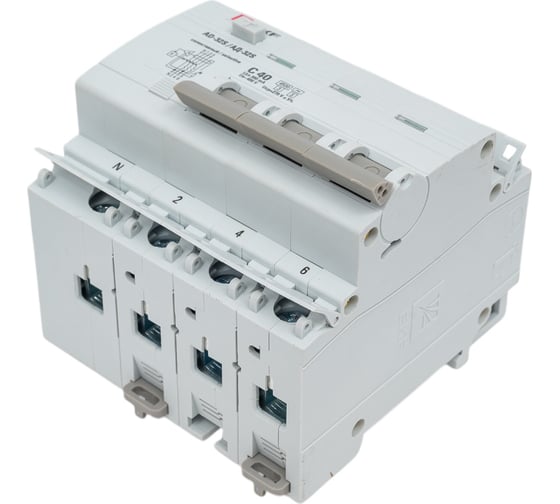 Изображение товара Дифференциальный автомат EKF PROxima АД-32 селективный, 3P+N, 40А/300мА DA32-40-300S-4P-pro