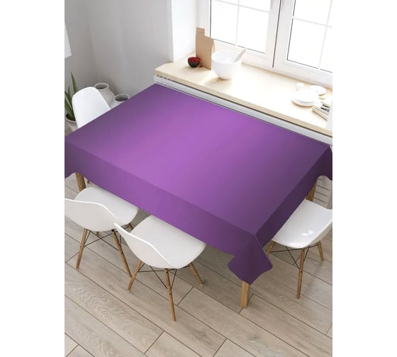 Изображение товара Скатерть прямоугольная из сатена JOYARTY Фиолетовый блеск tc_23568_120x145