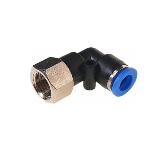 Изображение товара Фитинг угловой для пластиковых трубок (8 мм; 1/4F) Rockforce RF-SPLF08-02(2319)