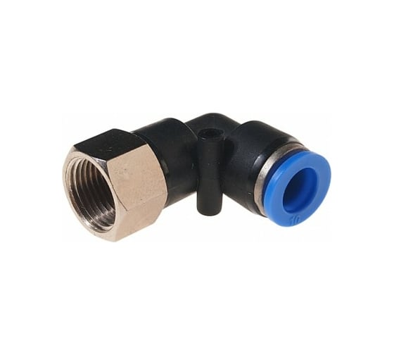 Изображение товара Фитинг угловой для пластиковых трубок (10 мм; 3/8F) ROCKFORCE RF-SPLF10-03(2322)