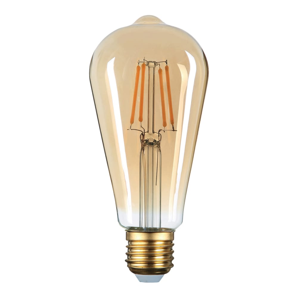 фото Светодиодная лампа thomson led filament st64 7w 695lm e27 2400k gold th-b2129