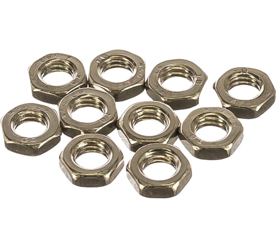 Изображение товара Шестигр. низкая гайка ГОСКРЕП DIN 439 М5 нержав. сталь 10 шт. 10-0024340