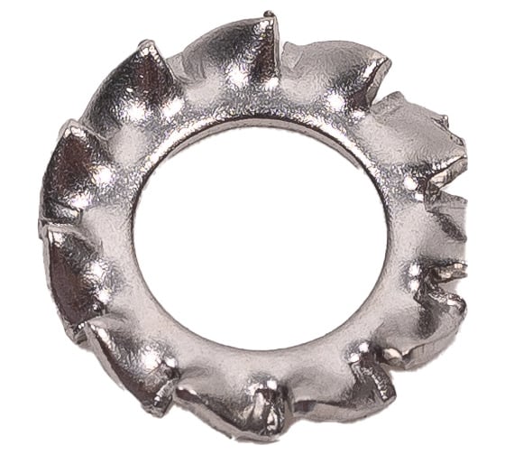 Изображение товара Стопорная шайба ГОСКРЕП DIN 6798A М4 10 шт. 10-0025540