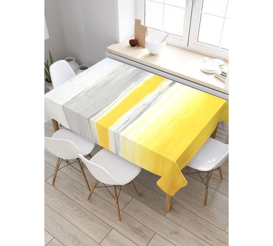 Изображение товара Скатерть прямоугольная водоотталкивающая JOYARTY на стол Рисунки праздника 120x145 см tcox_422703_120x145