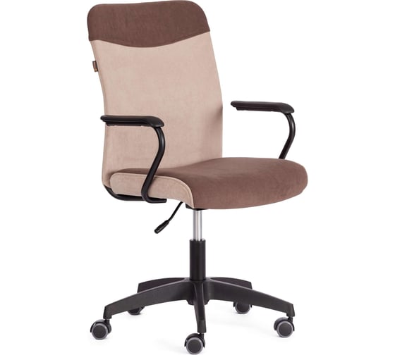Изображение товара Кресло Tetchair Fly флок, коричневый/бежевый 21290