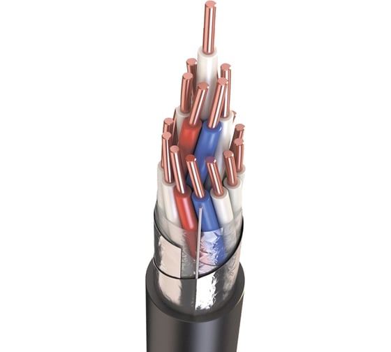 Изображение товара Контрольный кабель с общим экраном Угличкабель кввгэнг(а)-ls 7x2,5ок-0,66; бухта 50м P7Я000000000144-05