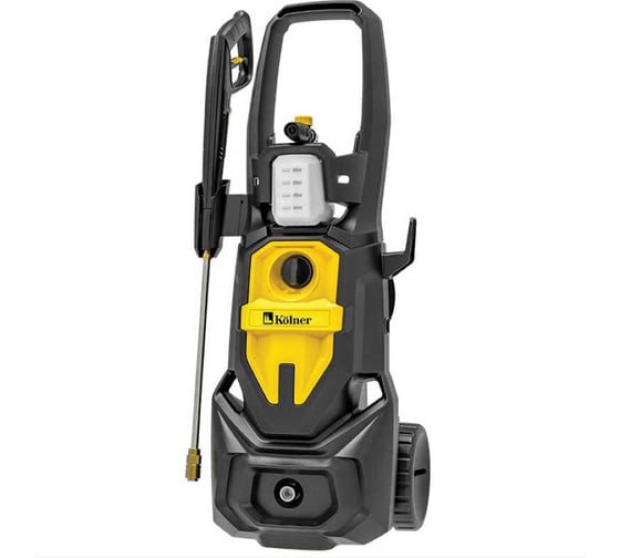 Изображение товара Мойка высокого давления Kolner, k170 lux, 170/120 бар, 2500вт, 450л/ч, метал.помпа, шланг 8м, кабель 5м, 8140100116