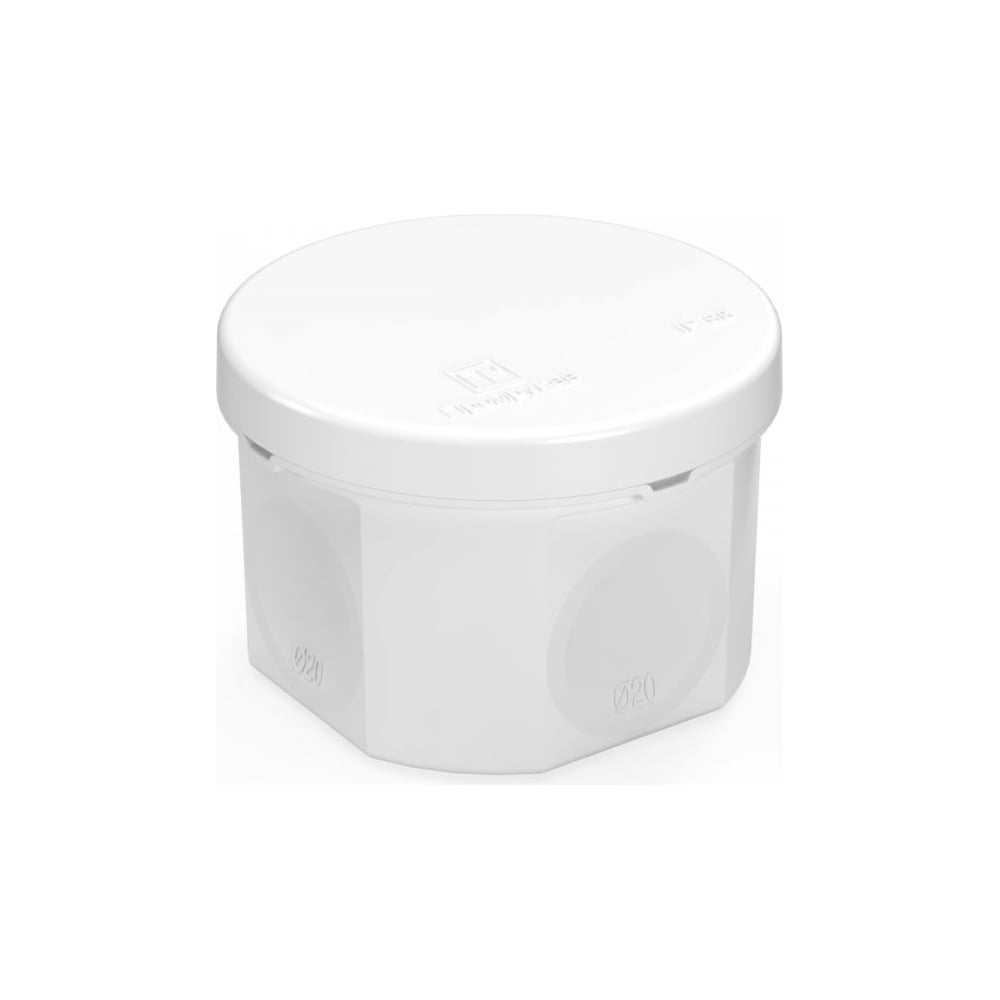 Изображение товара Распределительная коробка Промрукав для прямого монтажа двухкомпонентная безгалогенная (hf) белая 70x50 168 шт. 60-0110-9003 Изображение товара Распределительная коробка Промрукав для прямого монтажа двухкомпонентная безгалогенная (hf) белая 70x50 168 шт. 60-0110-9003