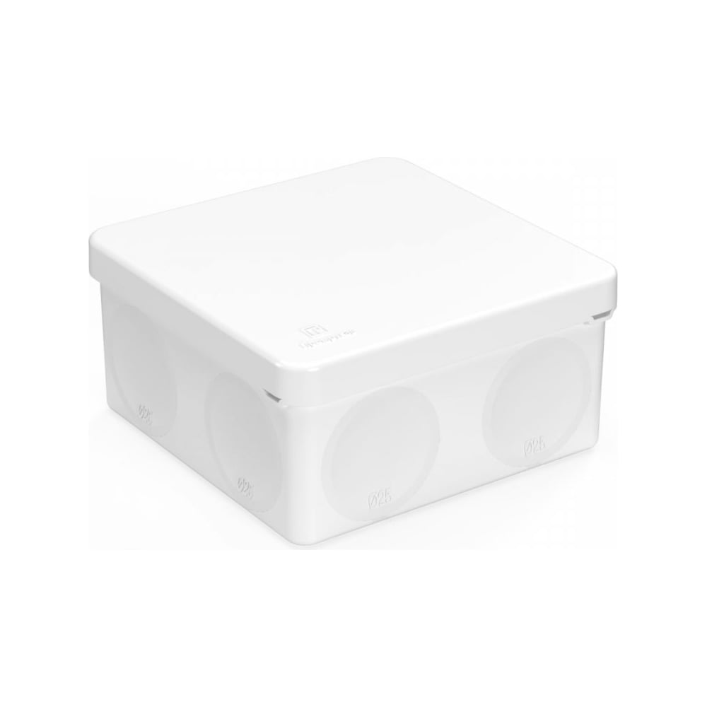 Изображение товара Распределительная коробка Промрукав безгалогенная 100x100x50 белая 66 шт.