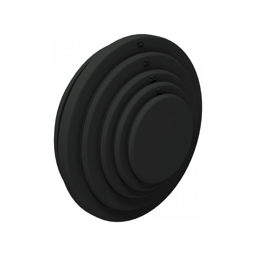 Изображение товара Гермоввод Промрукав д32 черный 5 шт PR80.0185 для кабелей IP55