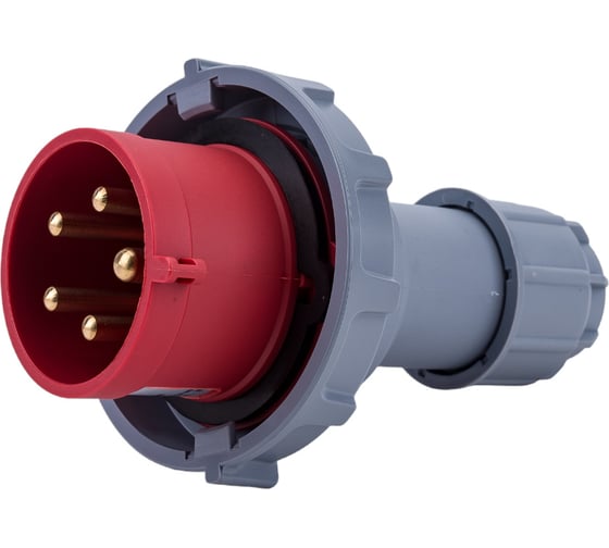 Изображение товара Переносная вилка EKF PROxima 0252 3Р+РЕ+N 32А 380В IP67 ps-0252-32-380