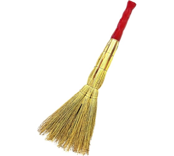 Изображение товара Веник сорго 3-х лучевой, малый IMPERA ручка в пленке 700002