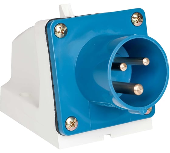 Изображение товара Вилка стационарная EKF 513 2Р+РЕ 16А 220В IP44 ps-513-16-220