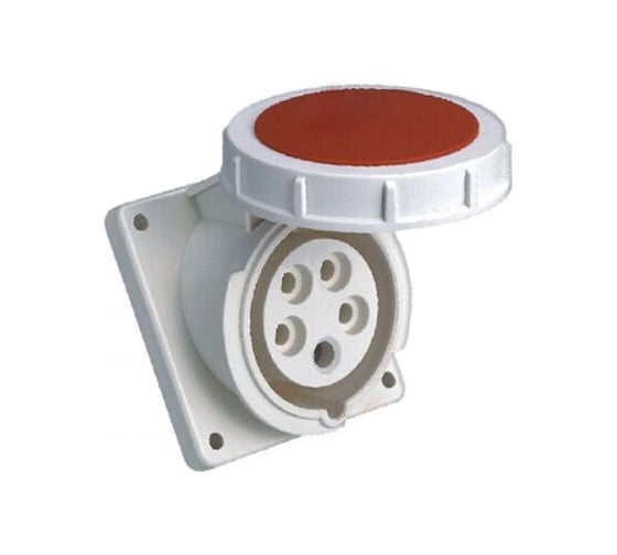 Изображение товара Стационарная внутренняя угловая розетка EKF PROxima 4452, 3Р+РЕ+N, 125А, 380В, IP67 ps-4452-125-380