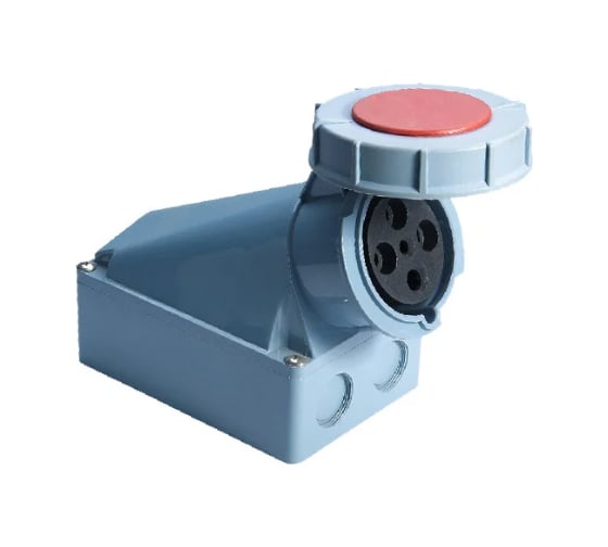 Изображение товара Стационарная наружная розетка EKF PROxima 1442, 3Р+РЕ, 125А, 380В, IP67 ps-1442-125-380