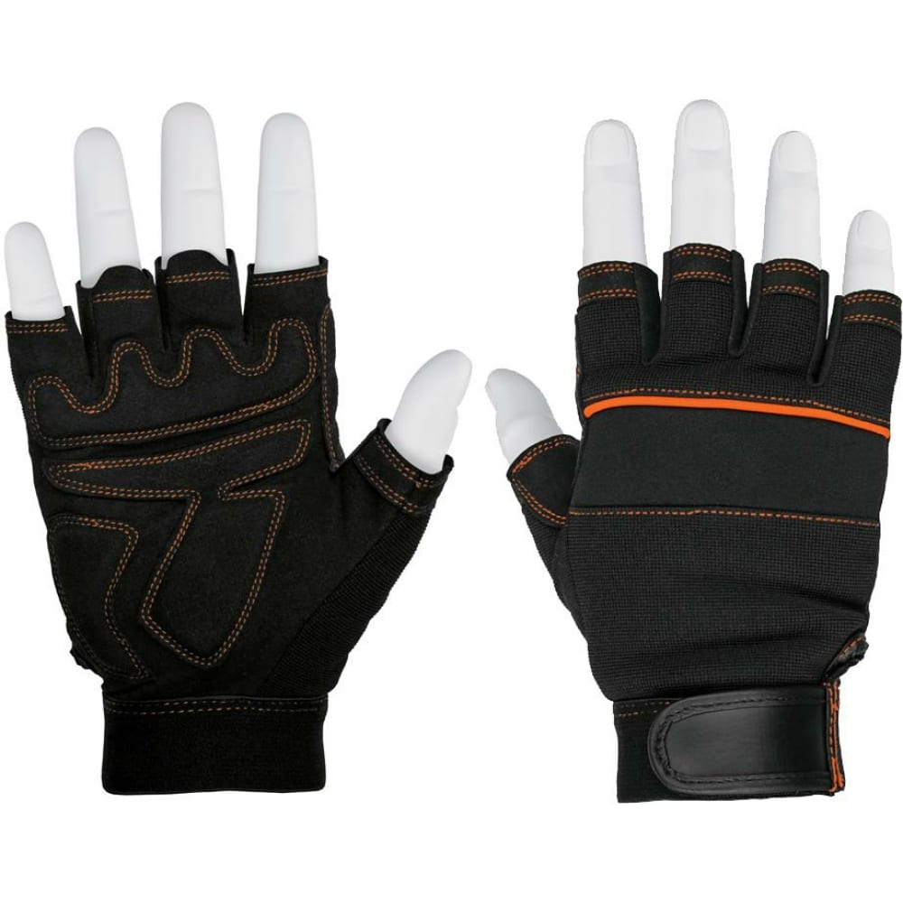 Купить Защитные рабочие перчатки Truper, GU-655, черный, синтетическое волокно, текстиль
