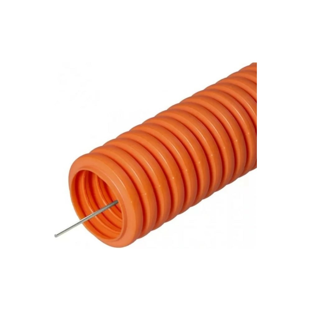 Гофрированная труба ПНД EKF труба гофрированная dkc d20 мм 100 м пнд легкая с протяжкой оранжевый