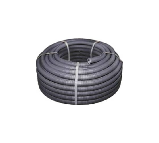 Изображение товара Гофрированная труба EKF негорючая безгалогеновая FRHF с протяжкой d32 мм (50 м) черная EKF-Plast FRHF-32