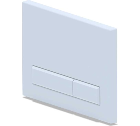 Изображение товара Клавиша АНИ Пласт для системы скрытой установки унитаза белая прямоугольная WPG1400G