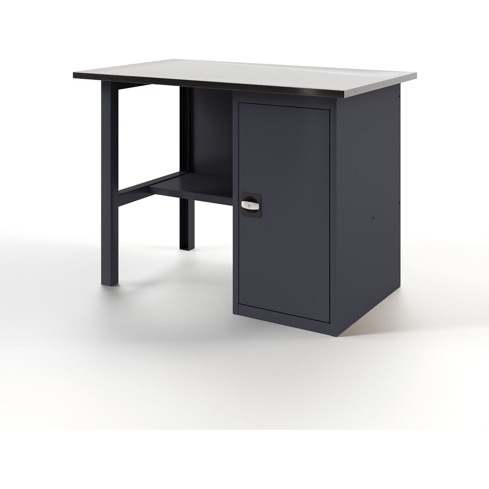 Изображение товара Верстак с тумбой GREENBERG 1200 мм профессиональный рабочий стол для мастерских