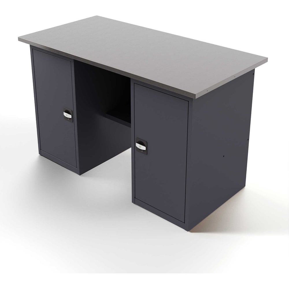 Изображение товара Верстак-стол с двумя тумбами GREENBERG 1400 мм профессиональный для мастерских