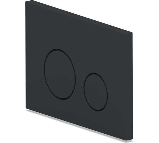 Изображение товара Клавиша для системы скрытой установки унитаза АНИ Пласт черная матовая WP1330