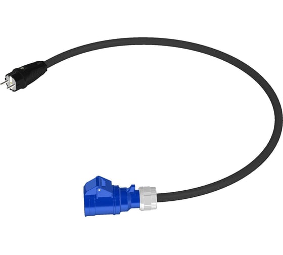 Изображение товара Переходник ALPENBOX Male Schuko - Female CEE16A 3P IP44 XTREM 3G2.5 0,5м 9110050