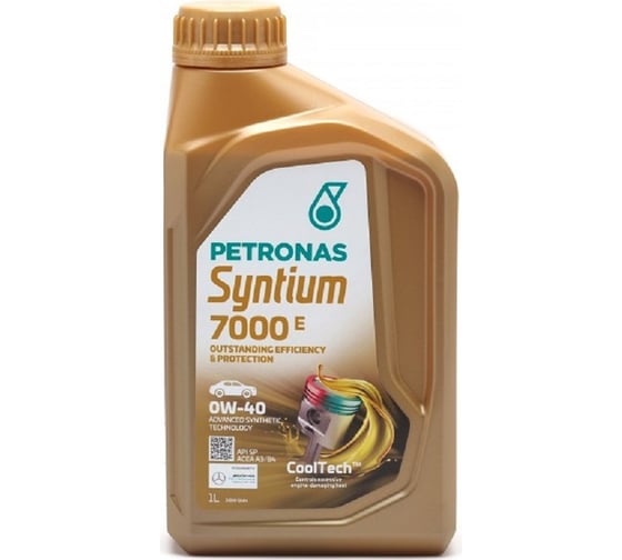 Изображение товара Моторное масло Petronas SYNTIUM 7000 E синт. 0W40, 20/1лAPI SP.ACEA A3/-B4, MB-Approval 229.5, одобрение MB-AMG, B 70722E18EU