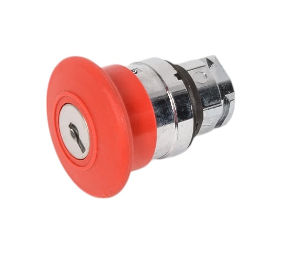 Изображение товара Исполнительный механизм кнопки поворотный с фиксацией с замком EKF XB4 Грибок PROxima красный SQXB4BA1F-R