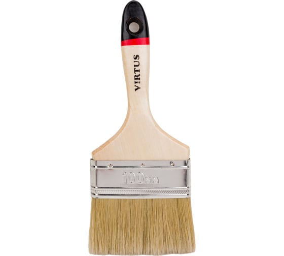 Изображение товара Малярная кисть VIRTUS Expert плоская, 100 мм 001003100