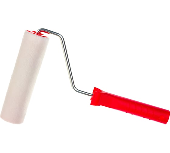 Изображение товара Малярный валик VIRTUS в сборе, велюр, 180 мм, ворс 4 мм 002201180