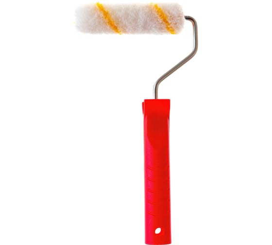 Изображение товара Малярный мини-валик в сборе VIRTUS Полиакрил 110 мм ручка + 2 валика 002212110