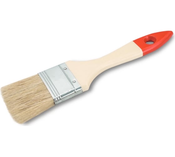 Изображение товара Малярная плоская кисть VIRTUS Standard натуральная щетина, 38 мм 001002038