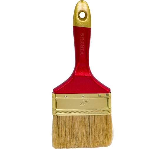 Изображение товара Малярная плоская кисть VIRTUS Profi 100 мм 001004100