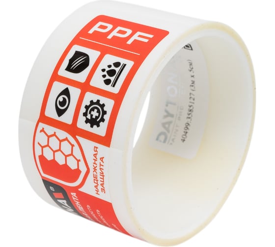 Изображение товара Антигравийная защитная лента полиуретановая Daytona 50мм х 3м, толщина 190мкр MP1107005030