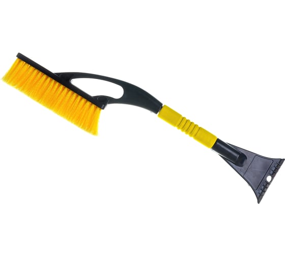 Изображение товара Автомобильная щетка-сметка для снега STAYER со скребком, 605 мм 61045_z01