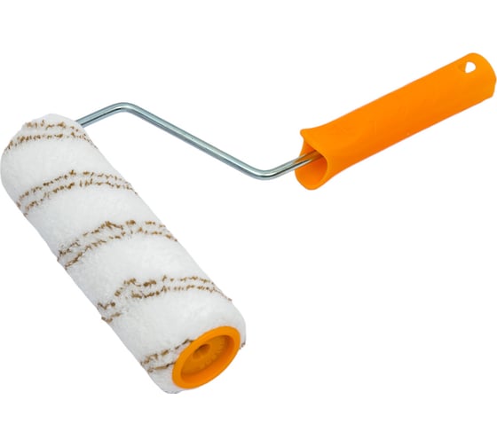 Изображение товара Малярный валик в сборе STAYER MASTER микроволокно, ворс 9 мм, бюгель 6 мм, 40x180мм 0343-18