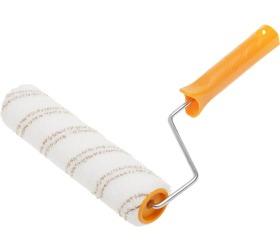 Изображение товара Малярный валик в сборе STAYER MASTER микроволокно, ворс 9 мм, бюгель 6 мм, 40x240мм 0343-24